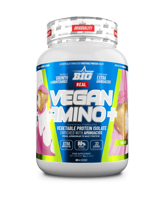 REAL VEGAN AMINO PLUS - Suplemento de proteínas vegetales - Freetime