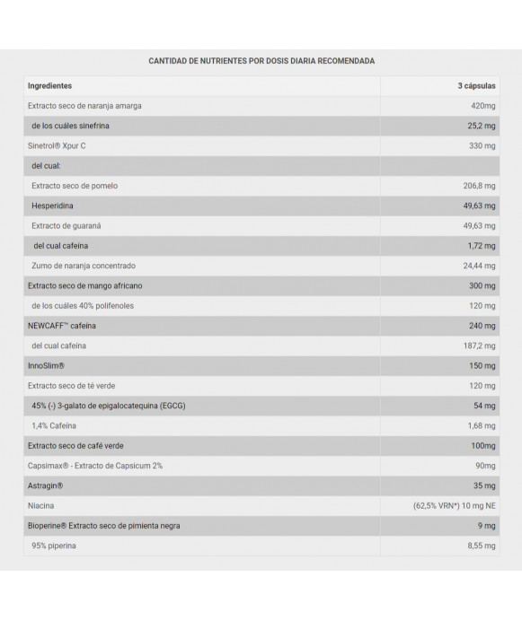 DIABLO TERMOGENICO CAPSULAS - Quemador de grasa - Freetime