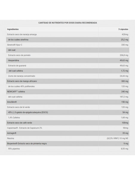 DIABLO TERMOGENICO CAPSULAS - Quemador de grasa - Freetime