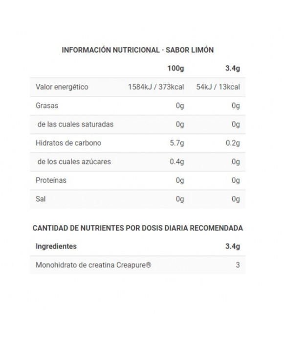 CREATINA SMINT SOURS - Suplemento pre entreno - Freetime