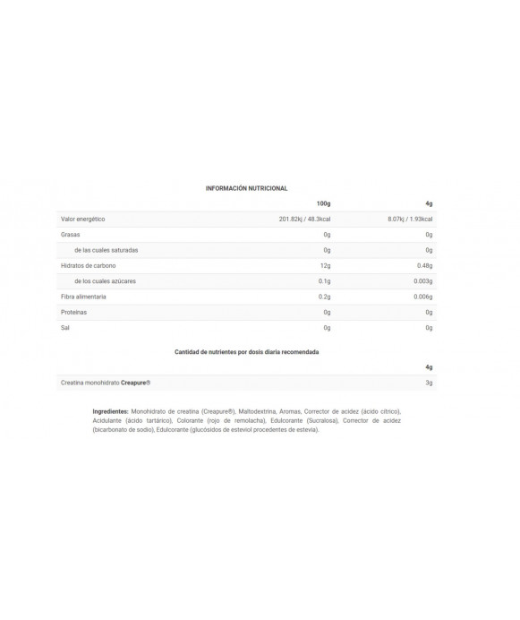 CREABIG CREATINE - Suplemento pre entreno - Freetime